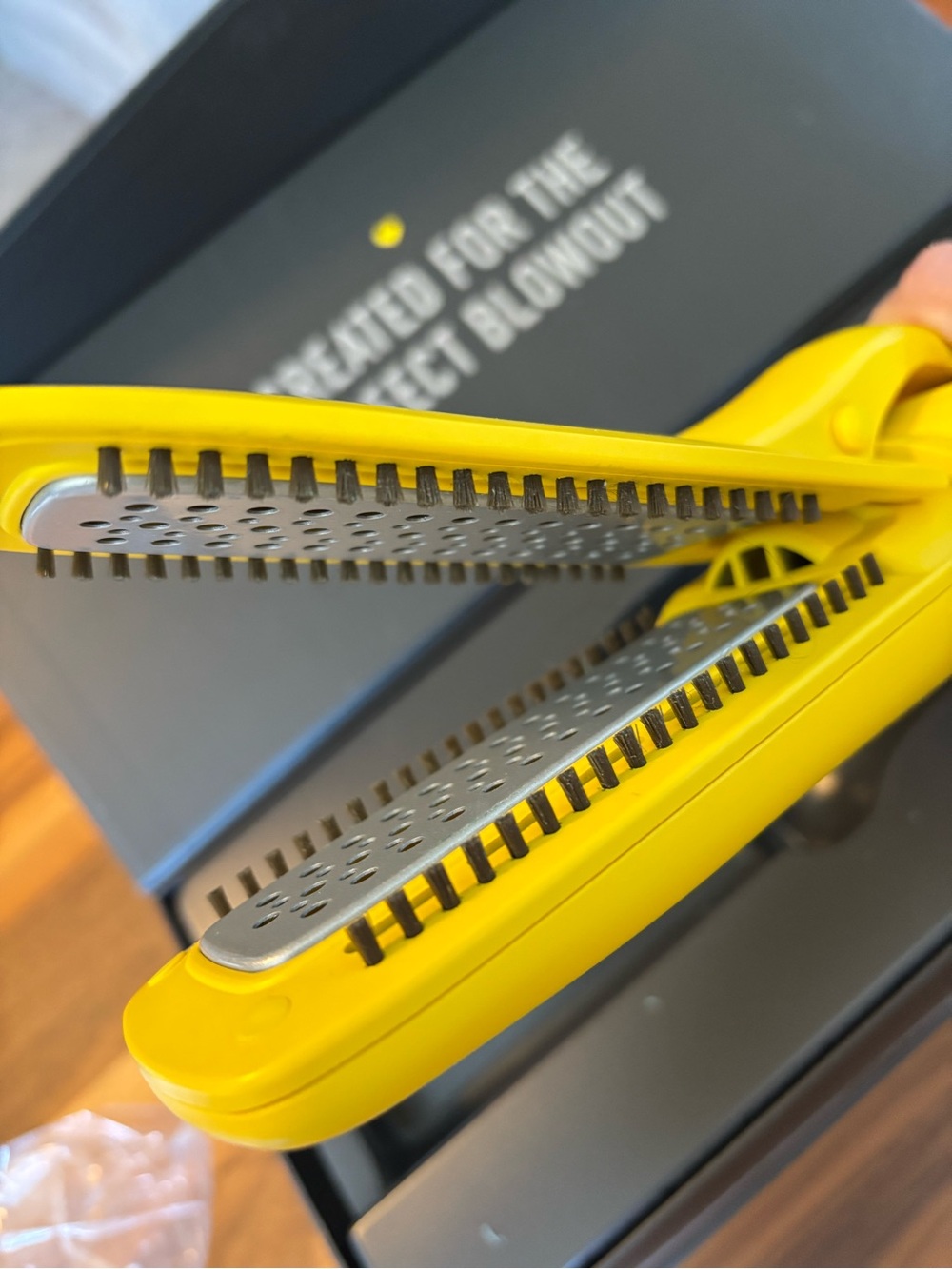 Drybar Yellow Mini Hair Straightening Brush